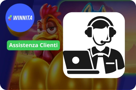 Anteprima della dashboard utente e della navigazione di Winnita Casino