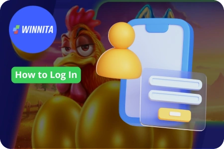 Winnita Casino Mobile Login Page
