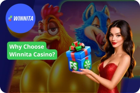 Winnita Casino Homepage Featuring Featured Slot Games